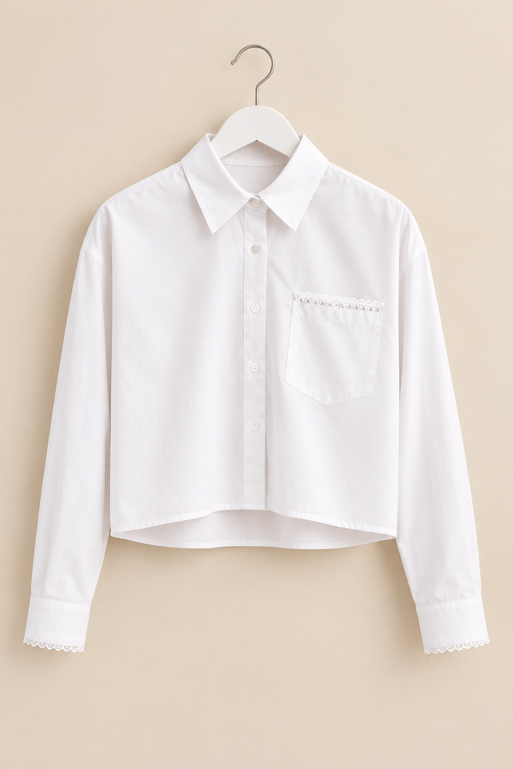 Blouse met kant details