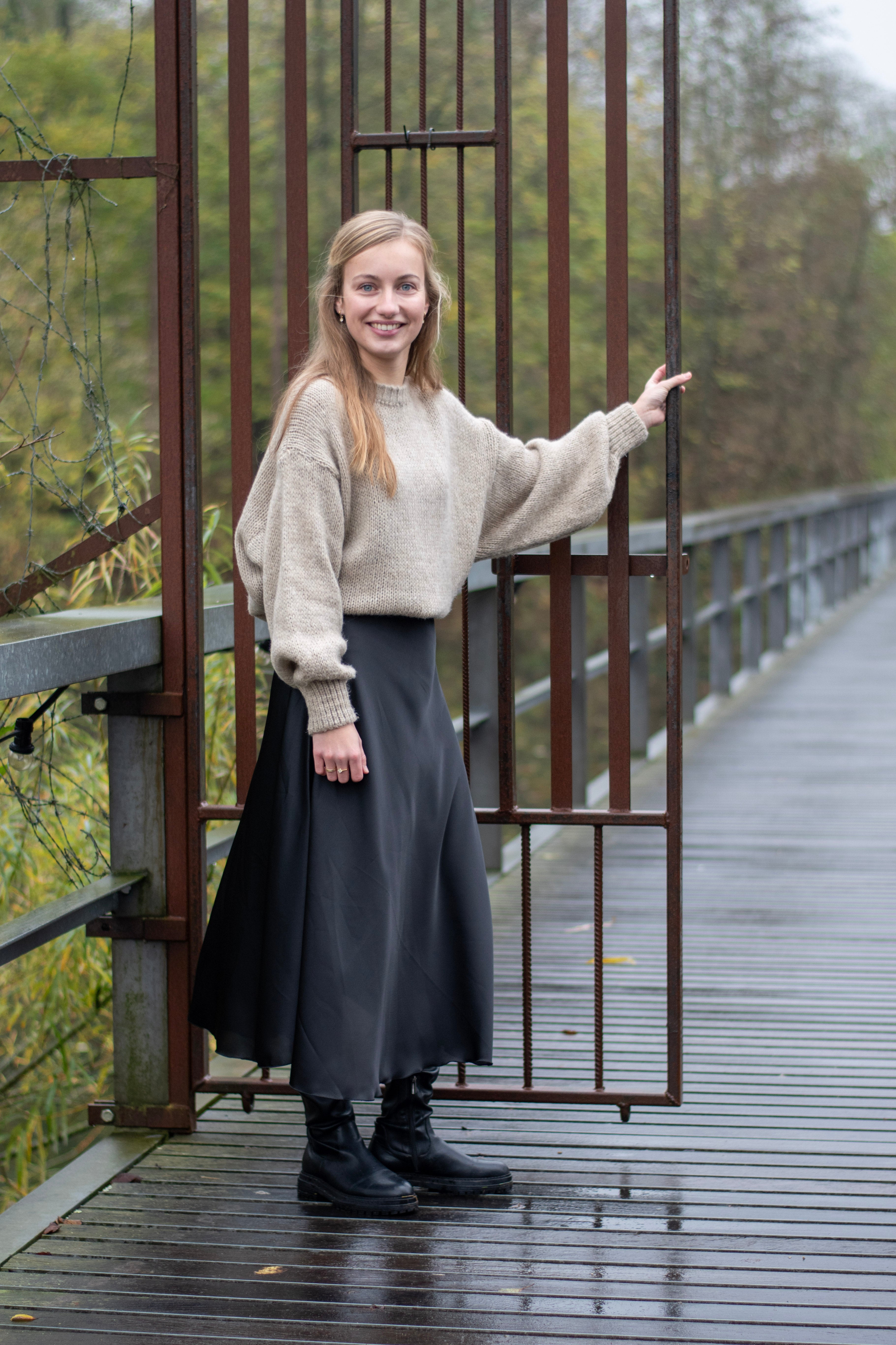 Oversized trui Beige