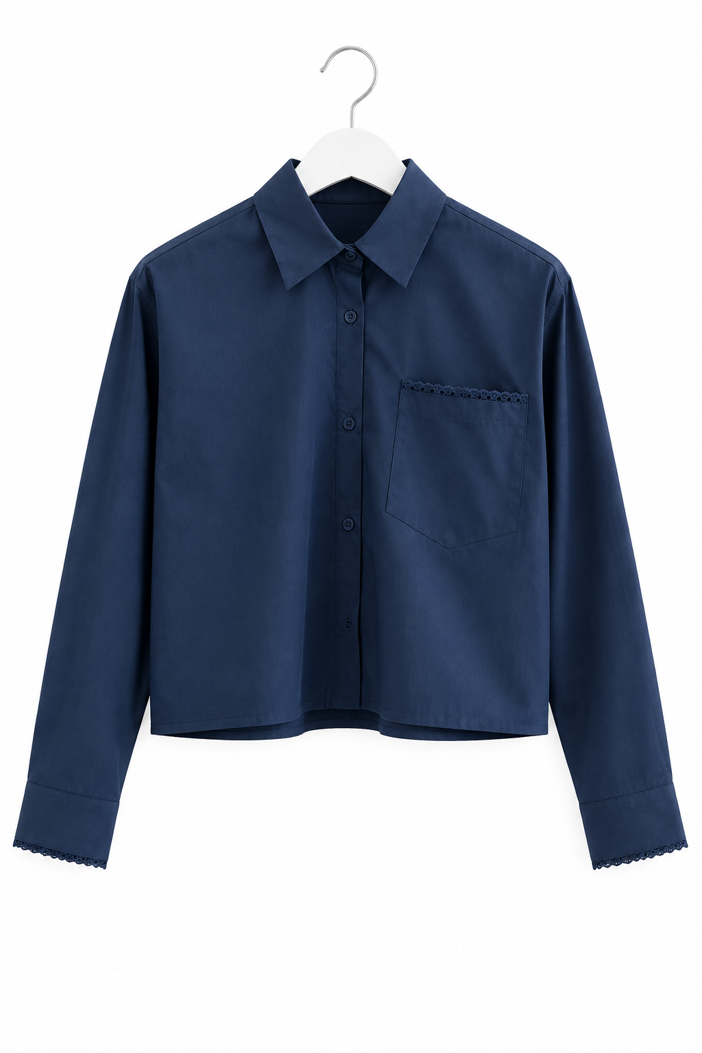 Blouse met kant details