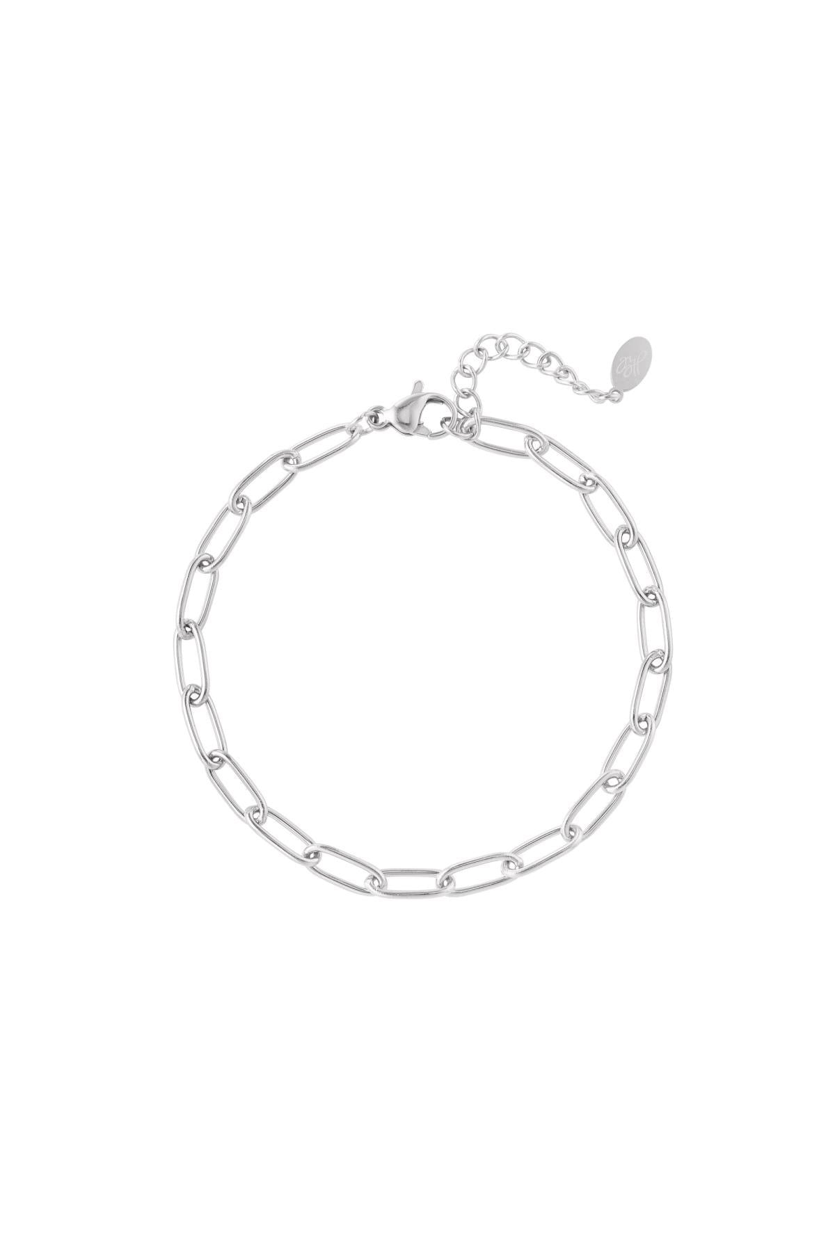 Minimalistische Zilveren armband Schakel| Jewellery by Marie