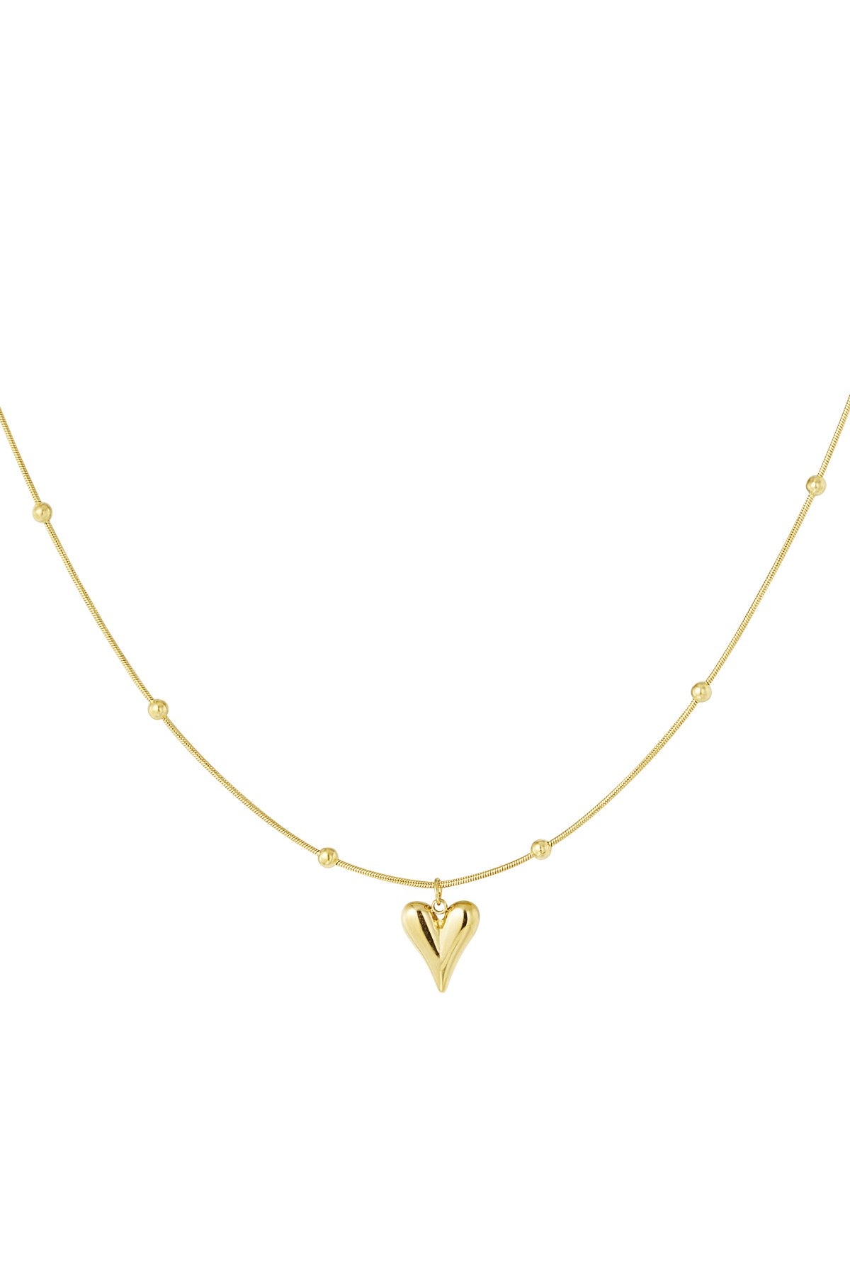 Minimalistische Gouden Ketting Heart | Jewellery by Marie
