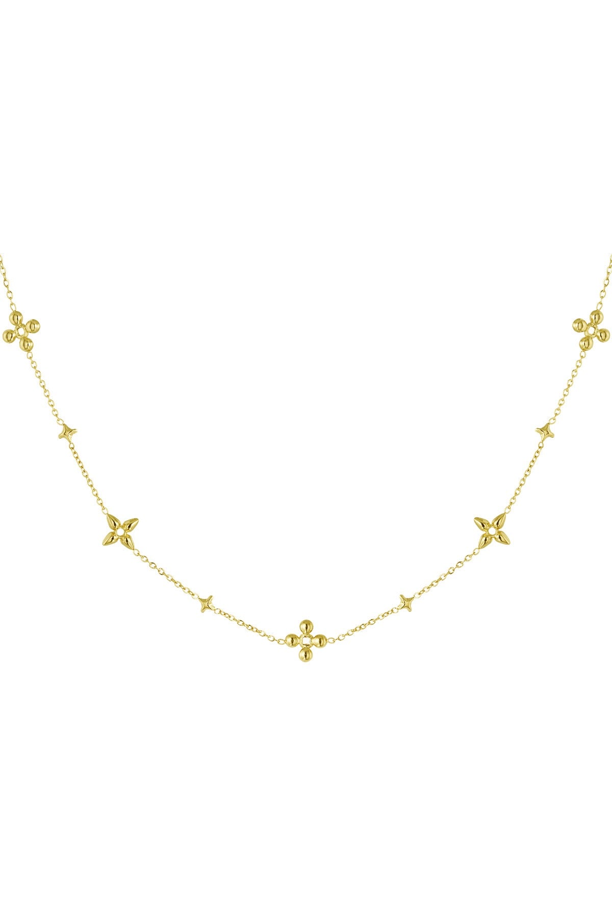 Minimalistische Gouden Ketting Flower | Jewellery by Marie