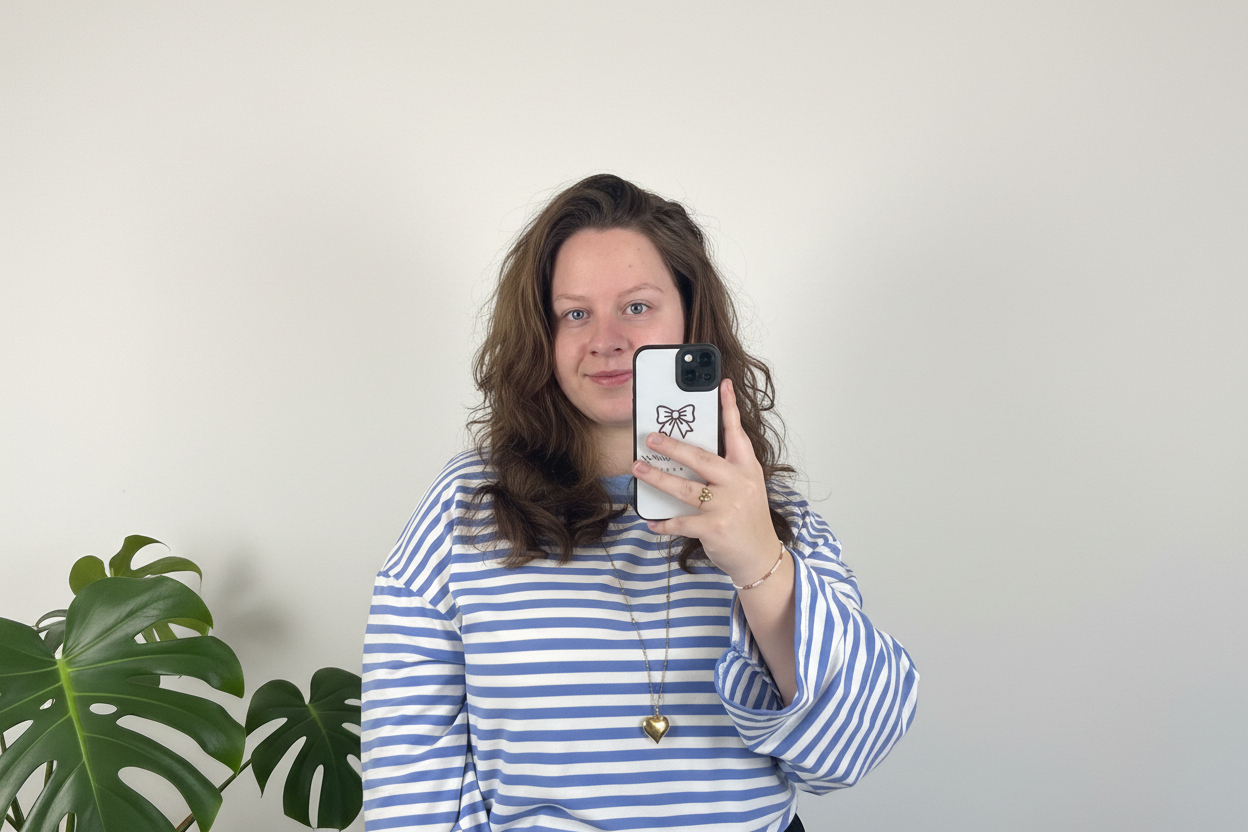 Longsleeve Blauw-Wit