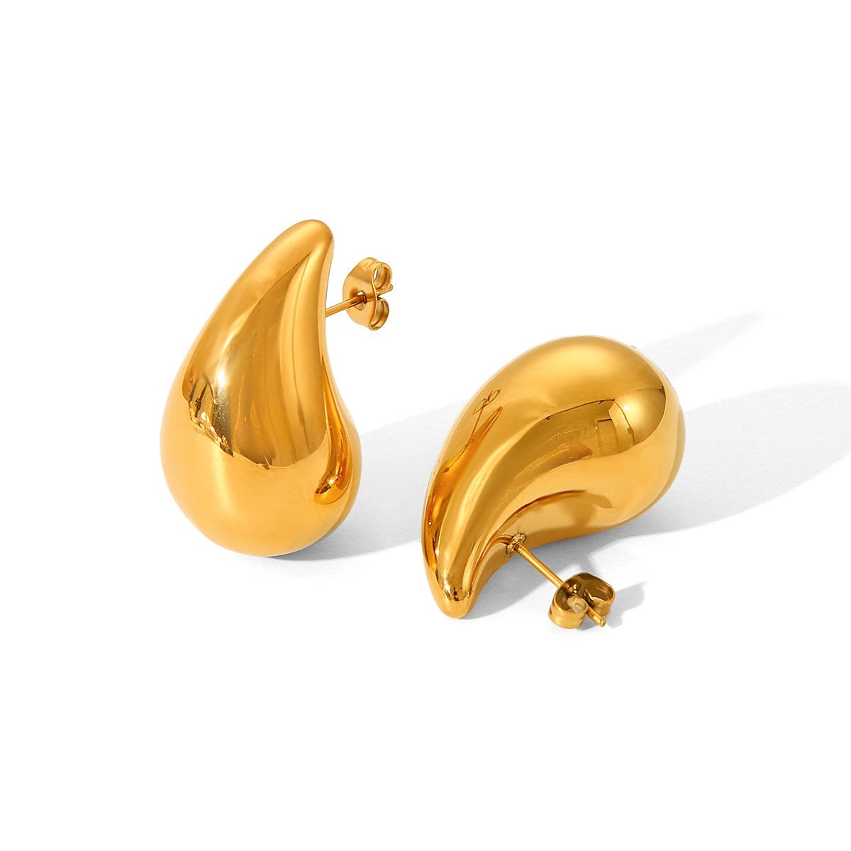 Statement Gouden oorbellen Druppel | Jewellery by Marie