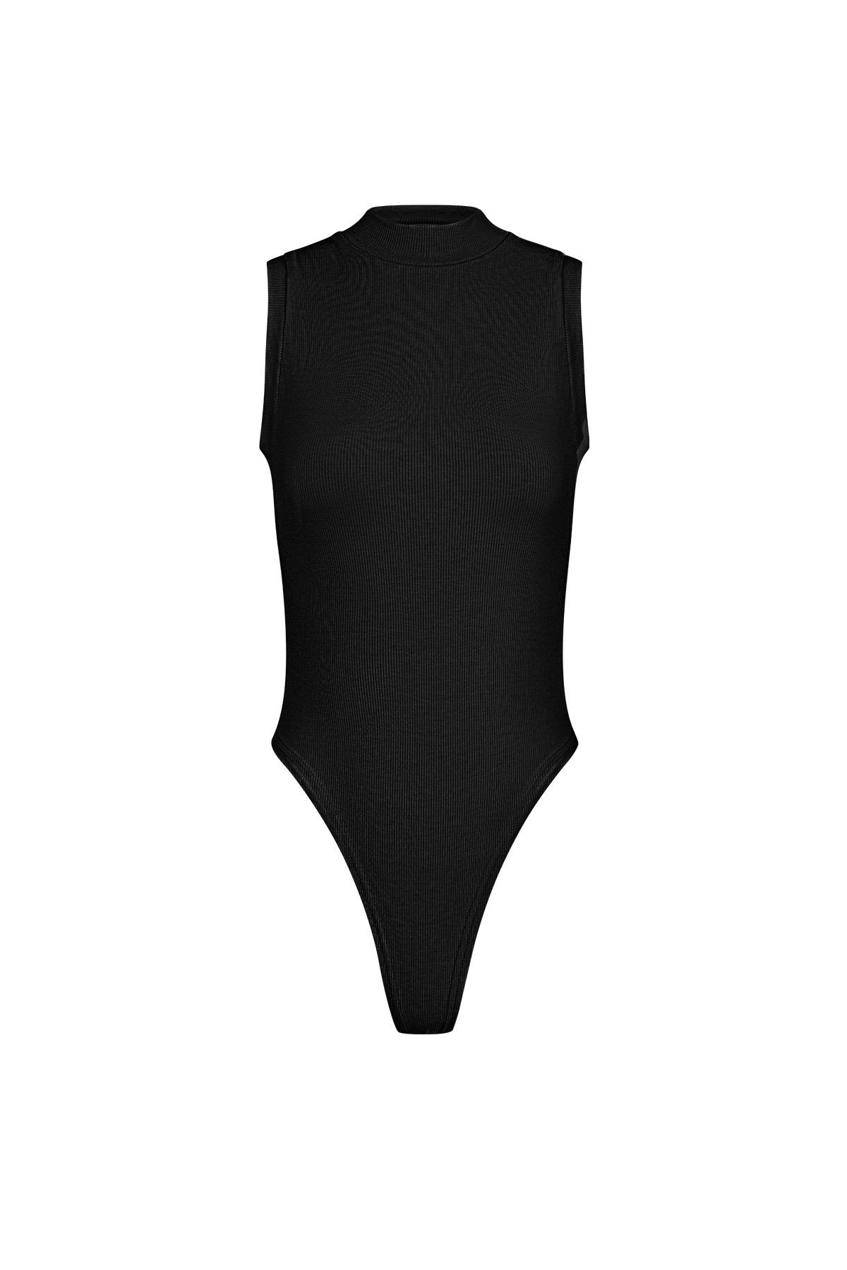 Body viscose Zwart