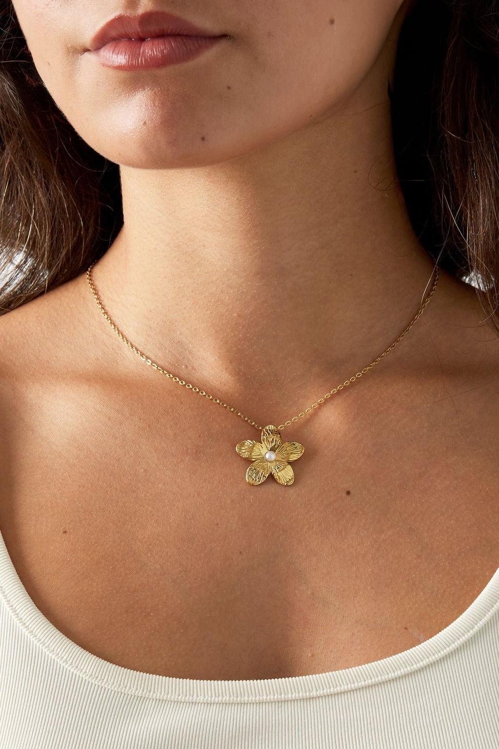 Flower Pearl Necklace | Jewellery by Marie