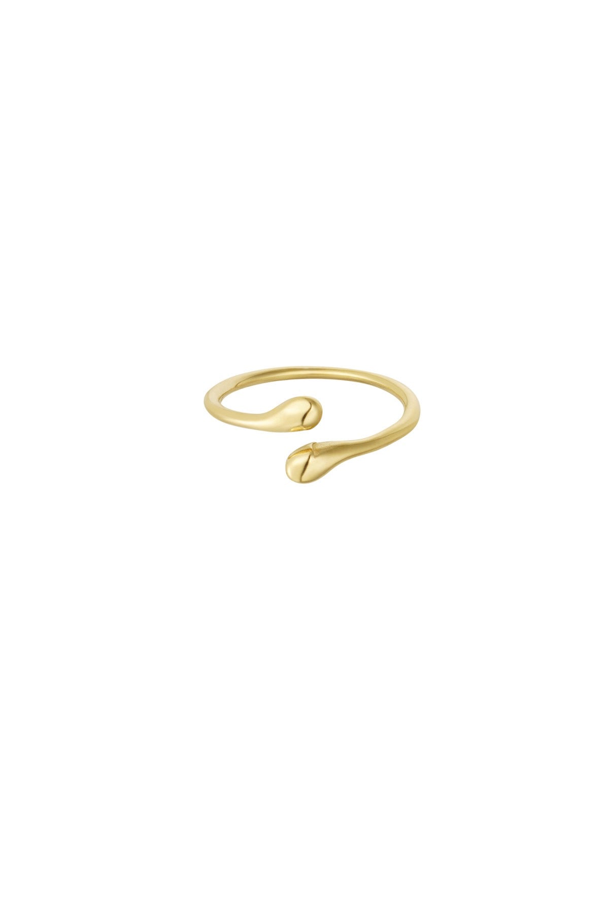 Minimalistische Gouden Ring Basic Open | Jewellery by Marie oprn slang