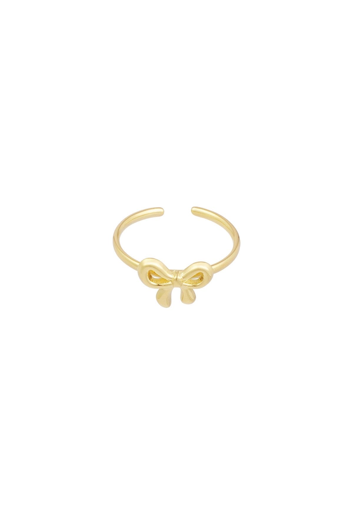 Minimalistische Gouden Ring Bow | Jewellery by Marie