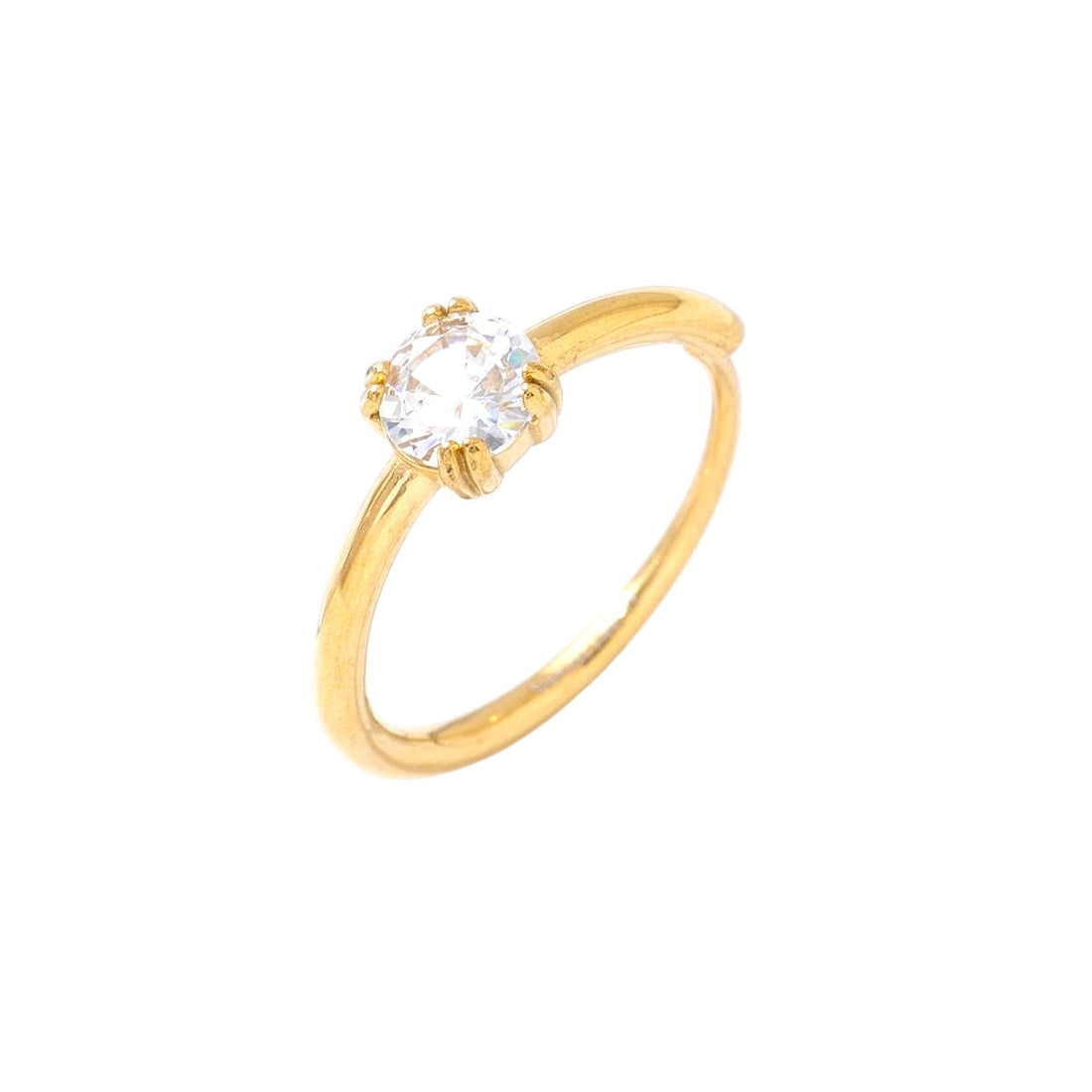 Minimalistische Gouden Ring Diamant | Jewellery by Marie ring met diamant