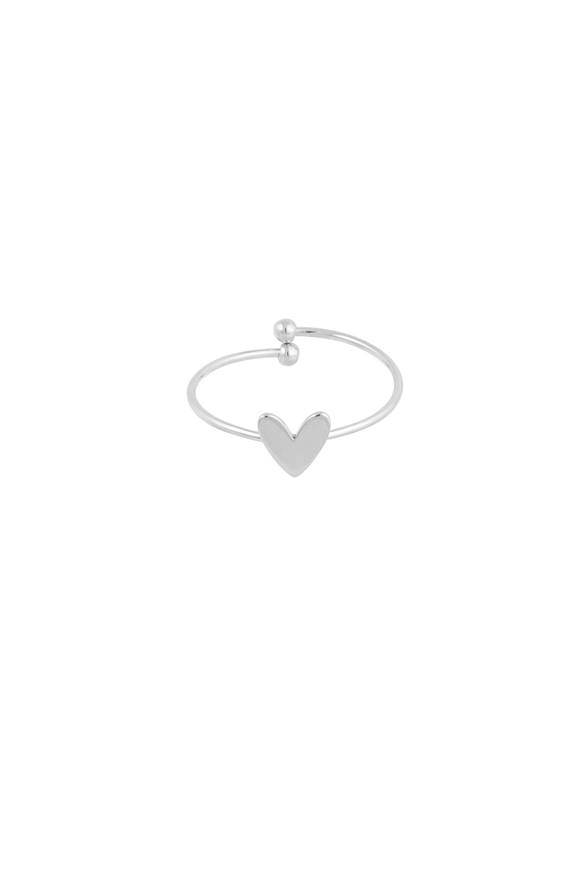 Minimalistische Zilveren Ring Little Heart | Jewellery by Marie klein hartje