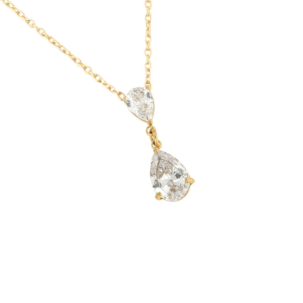 Minimalistische ketting diamant| Jewellery by Marie druppel diamant