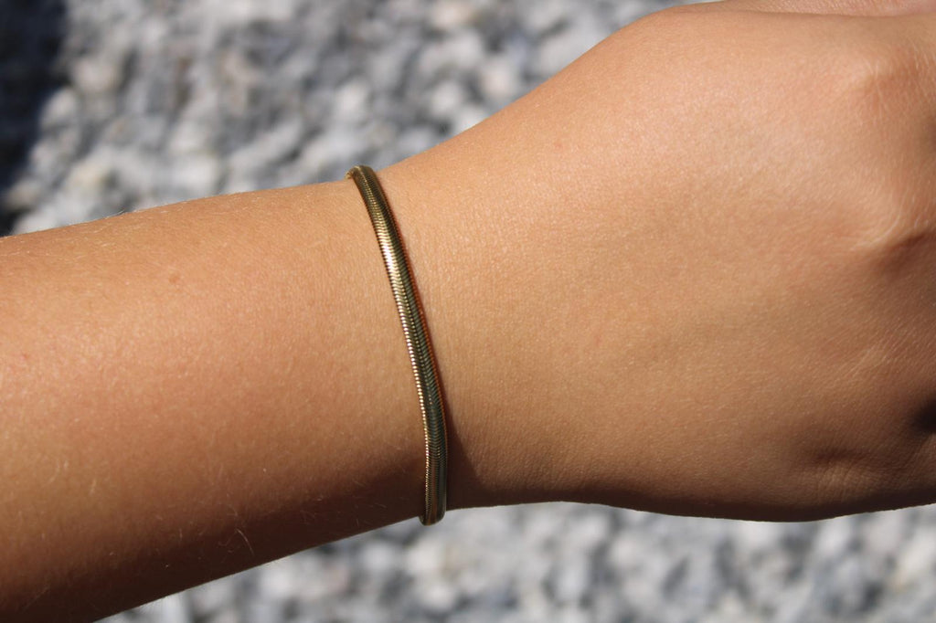 Armband platte visgraad