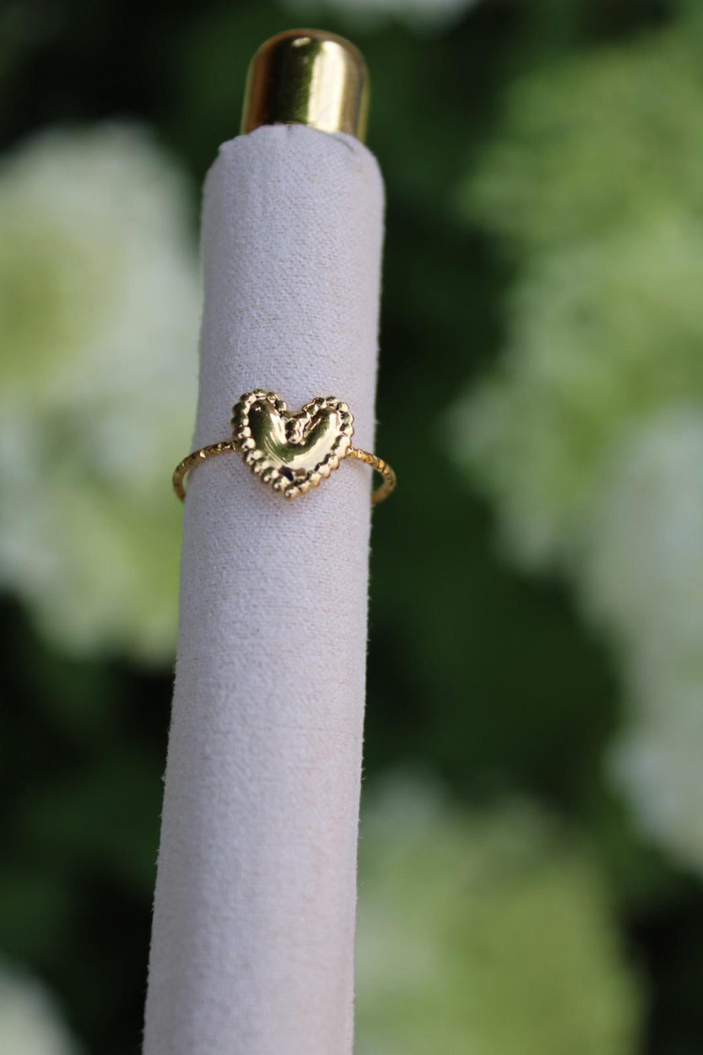 Bubble hart ring