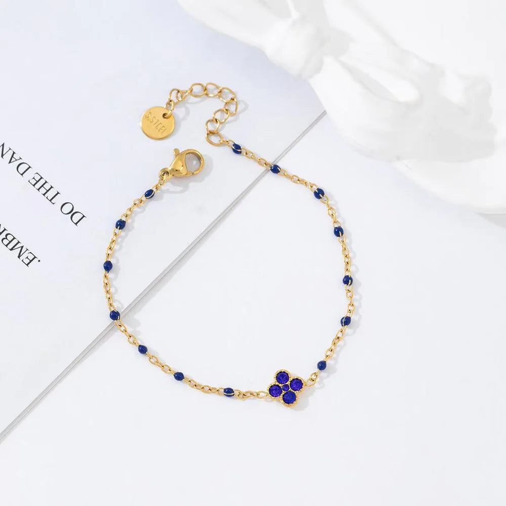 Subtiele armband met klaver